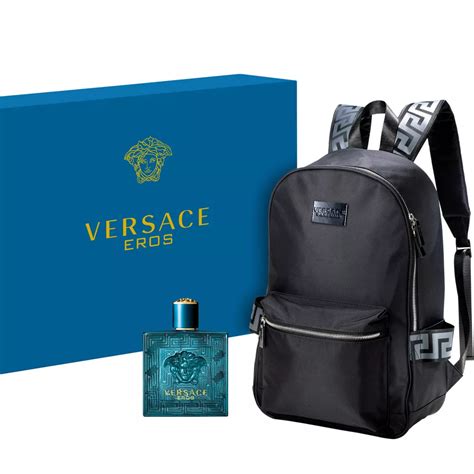 versace eros backpack set|versace eros 100ml gift set.